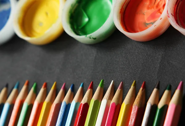 Conjunto Tintas Coloridas — Fotografia de Stock