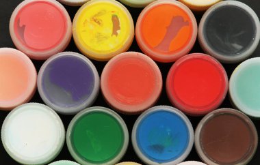 Renk boyalar kümesi