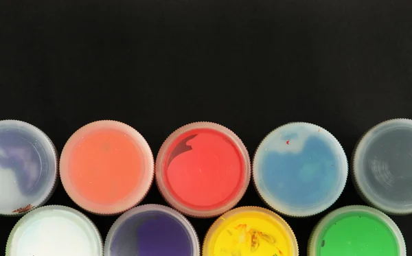 Conjunto Tintas Coloridas — Fotografia de Stock