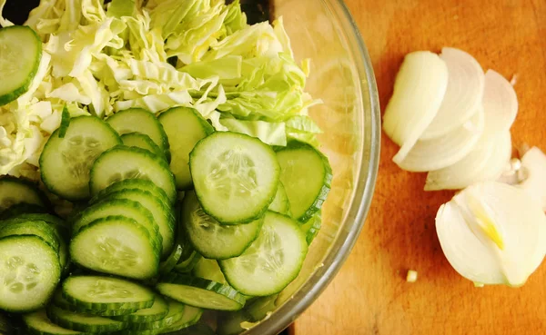 Savoureuse Salade Fraîche Saine — Photo