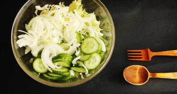 Smaker Frisk Salat – stockfoto