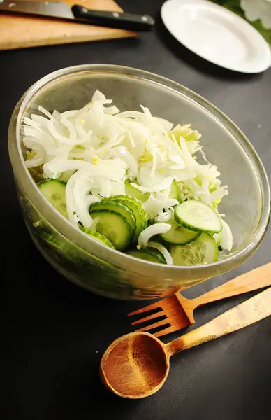 Salada Saudável Fresca Saborosa — Fotografia de Stock