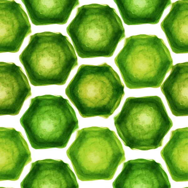 Aquarelle hexagone grille motif sans couture — Photo