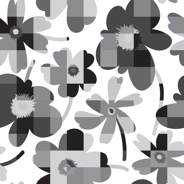 Elegante patrón floral sin costura — Archivo Imágenes Vectoriales