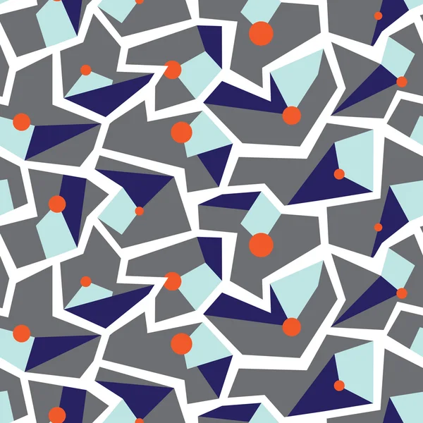 几何孟菲斯风格现代无缝模式 — 图库矢量图片