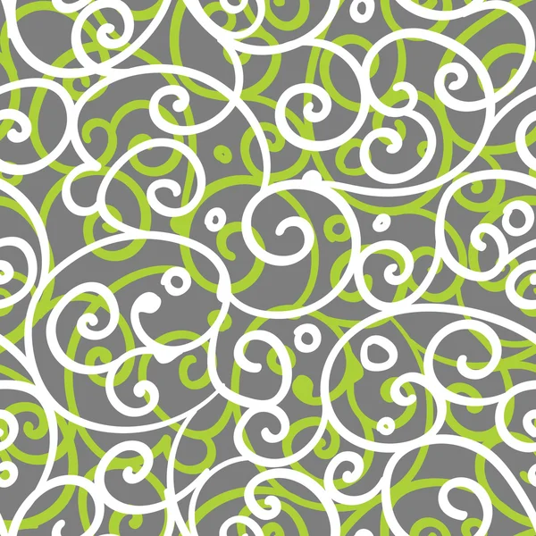 Freehand floral motifs seamless pattern — Διανυσματικό Αρχείο