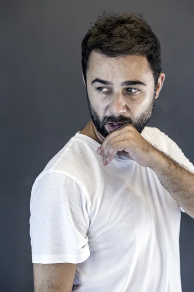 Jovem homem bonito retrato, imagem conceitual — Fotografia de Stock