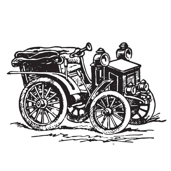 Vintage αυτοκίνητο Panhard — Διανυσματικό Αρχείο