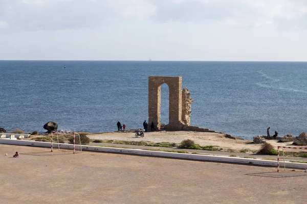 Pobřežní pohled Mahdia, Tunisko — Stock fotografie