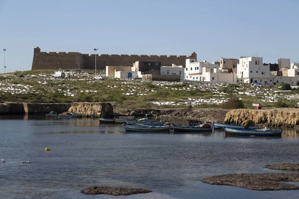 Mahdia kıyı görünümü, Tunus — Stok fotoğraf