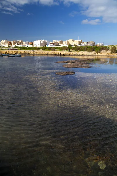 Mahdia vista de la costa, Túnez — Foto de Stock