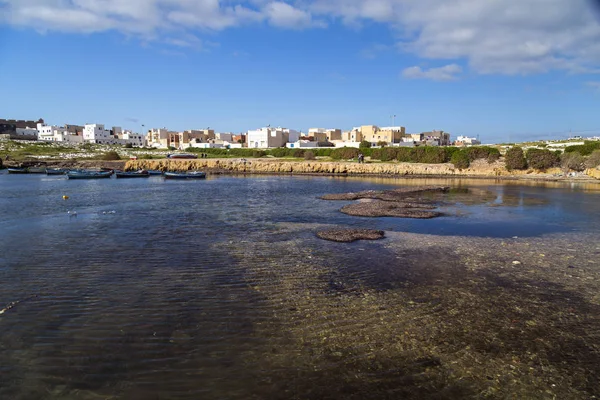 Mahdia vista de la costa, Túnez — Foto de Stock