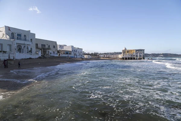 La Marsa quartiere della città di Tunisi, la capitale della Tunisia — Foto Stock