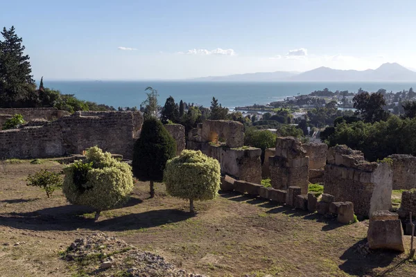 カルタゴ遺跡でカルタゴ ビュルサの古代遺跡 — ストック写真