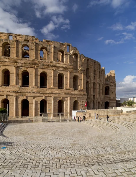 El Jem Antiguo anfiteatro romano, Túnez —  Fotos de Stock