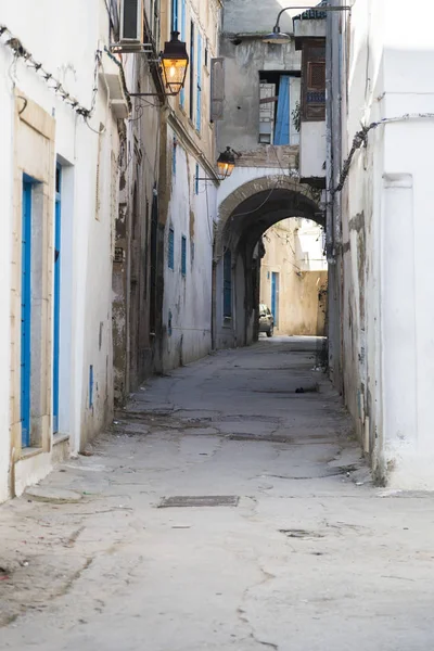 Visa från gatorna i Medina i Tunis, Tunisien — Stockfoto