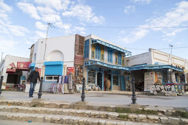 Эль-Джем (или Эль-Джем), город в провинции Махдия в Тунисе — стоковое фото