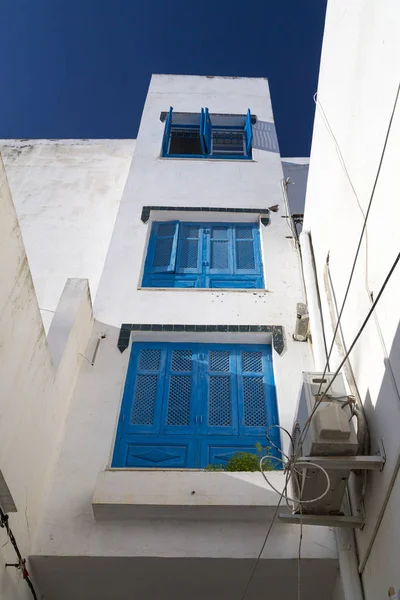 Сиди Саид Тунис Декабря 2016 Типичная Тунисская Арабская Средиземноморская Архитектура — стоковое фото