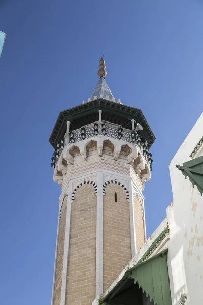 Vue Mosquée Historique Zaytuna Située Medina Tunis Capitale Tunisie — Photo