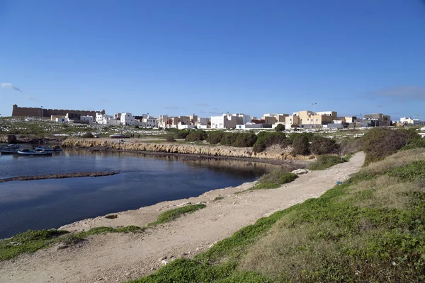 Θέα Από Την Παράκτια Πόλη Της Μαντίγια Μαντίγια Της Τυνησίας — Φωτογραφία Αρχείου