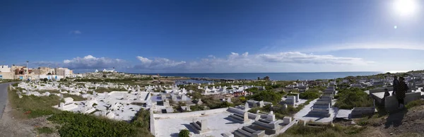 Vista desde la ciudad costera de Mahdia, Túnez Imagen de stock