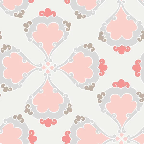 Iznik ceramic tiles floral pattern — Stock Vector
