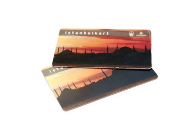 Istanbulkart, public transportation card of Istanbul clipart