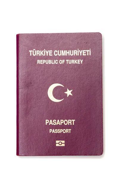 Pasaporte turco de cerca —  Fotos de Stock
