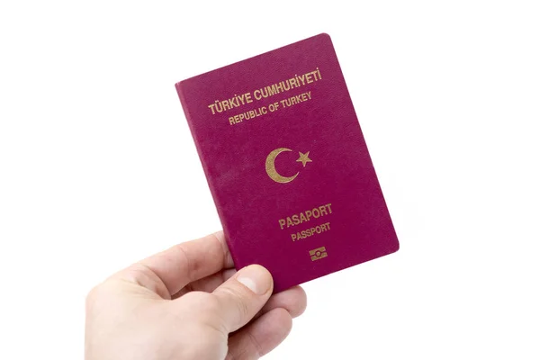 Pasaporte turco de cerca —  Fotos de Stock