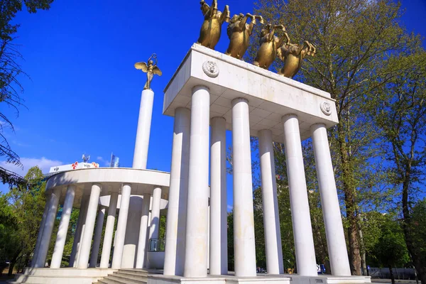 Herdenking van de gevallen helden van Macedonië, Skopje — Stockfoto