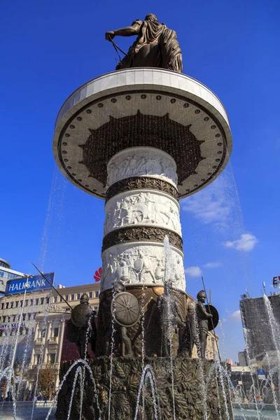 記念碑のアレキサンダー大王、スコピエ — ストック写真