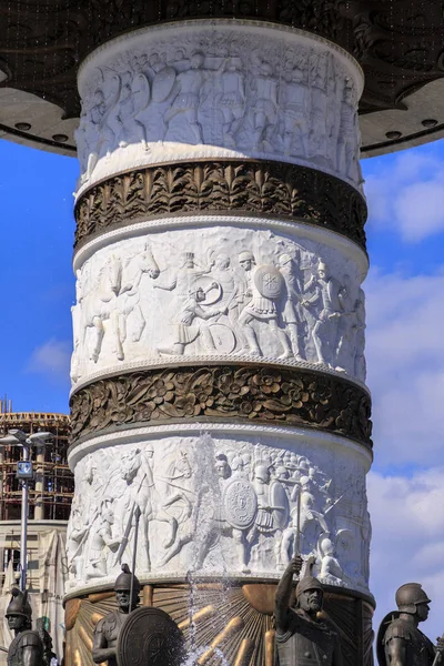 Denkmal Alexanders des Großen, Skopje — Stockfoto