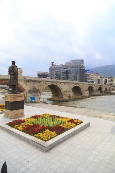 Do centra Skopje, makedonsky republika — Stock fotografie