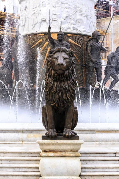 Monumento de Alexandre o Grande, Skopje — Fotografia de Stock