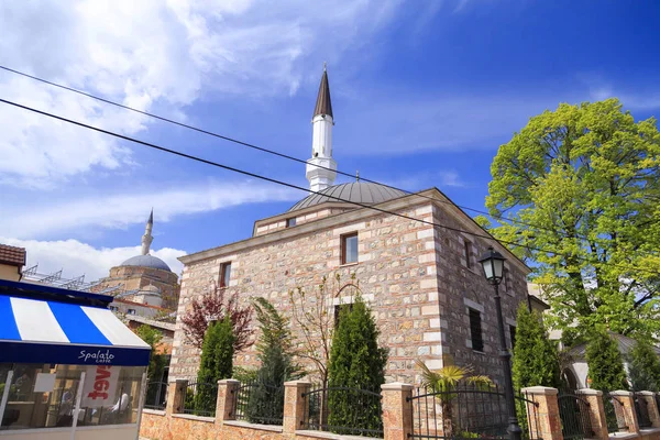 Mustafa Pasha och Arasta moskéer, Skopje, Makedonien — Stockfoto