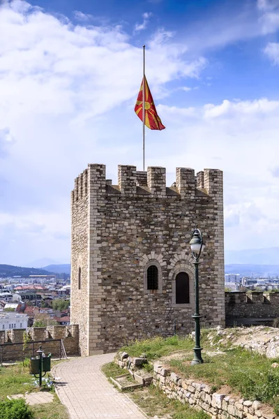 Kale kale, şehrin bir bakan Ortaçağ Osmanlı Kalesi — Stok fotoğraf
