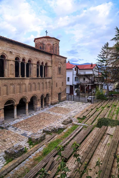 Byzantium Kościół St. Sofia w mieście Ochryda — Zdjęcie stockowe