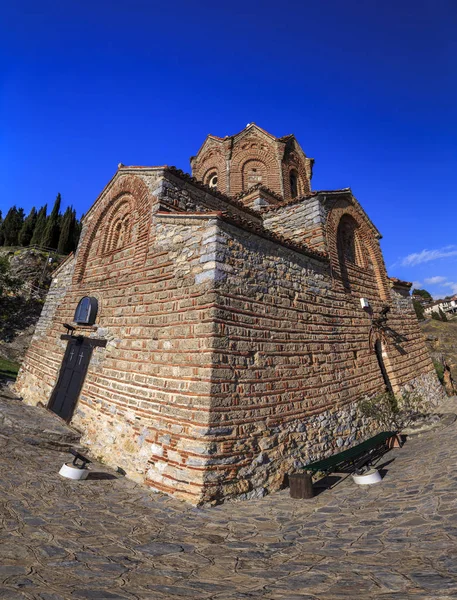 Kirche des heiligen joan auf kaneo oder st. jovan kaneo — Stockfoto