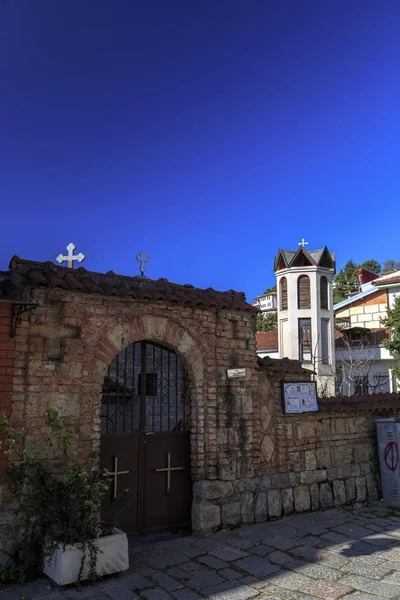 Architettura generica della città di Ohrid nell'ex Repubblica jugoslava di Macedonia — Foto Stock