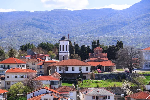 Generieke architectuur van de stad Ohrid in Macedonië — Stockfoto