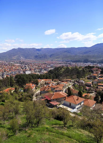 Arquitetura genérica da cidade de Ohrid na Macedônia do FYR — Fotografia de Stock