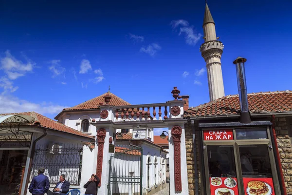 Ancien bazar turc et quartier d'Ohrid — Photo