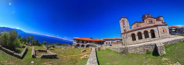 Buitenaanzicht van St. Panteleimon in Ohrid, Macedonië. — Stockfoto