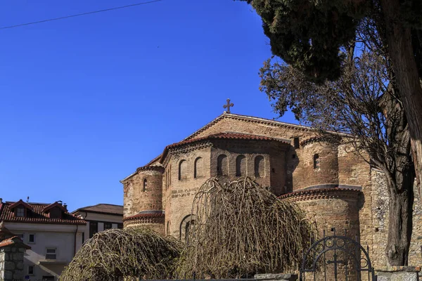 비잔티움 교회의 세인트 소피아 Ohrid에서 — 스톡 사진