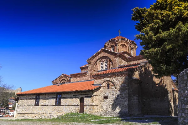 Kościół Najświętszej Maryi Perybleptos i St. Demetriusz Salonica os w Oh — Zdjęcie stockowe