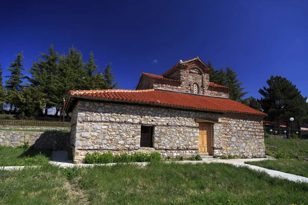 Buitenaanzicht van de kerk Ss. Constantine and Helena in Ohrid, — Stockfoto