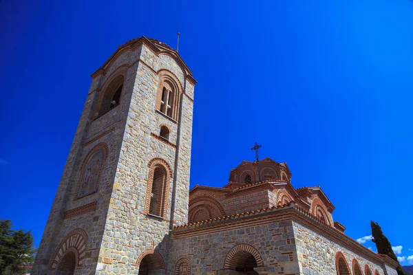 Veduta esterna di San Panteleimon a Ohrid, Macedonia . — Foto Stock