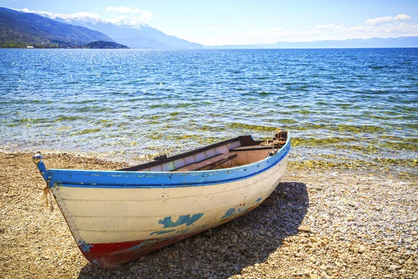 Coastal view of Ohrid, Macedonia — Stock Photo, Image