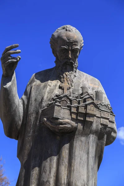 Bronze sculpture of St. Kliment Ohridski