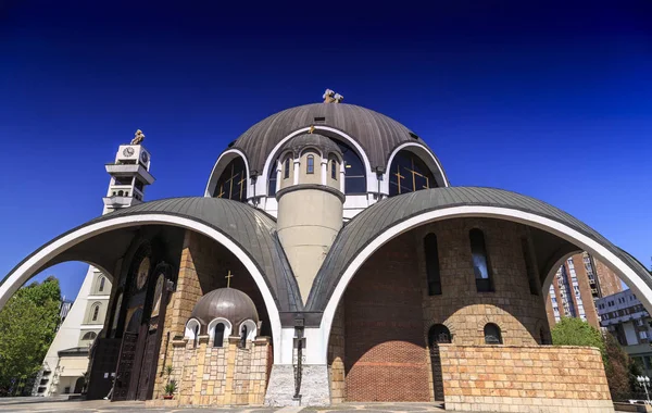 St. Clemens van Ohrid of Kliment Ohridski kerk in Skopje — Stockfoto